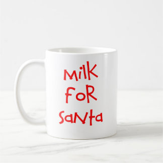 Milch für die Santa Tasse