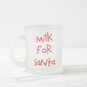 Milch für die Santa Tasse