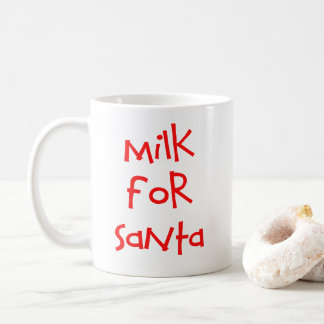 Milch für die Santa Tasse