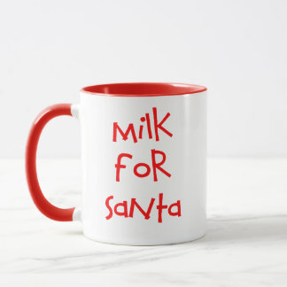 Milch für die Santa Tasse