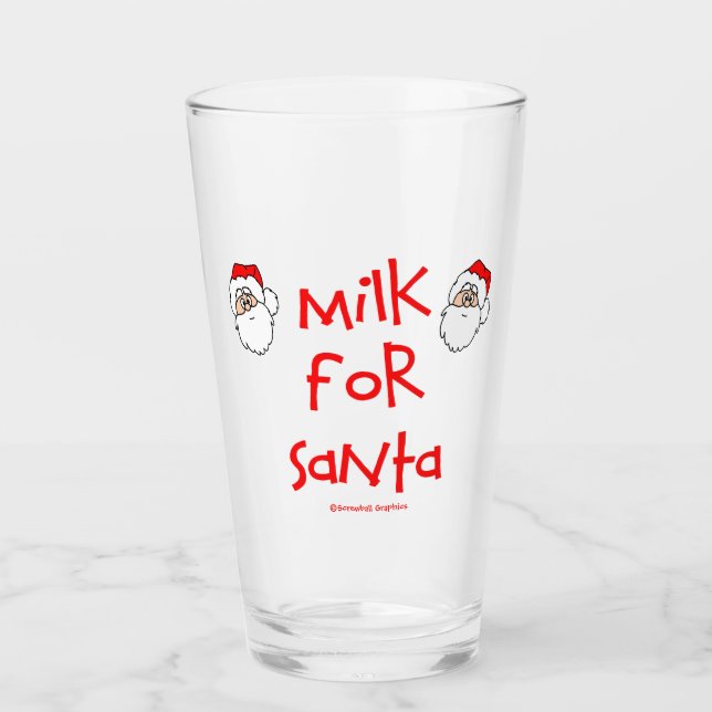 Milch für Santa Glas (Vorderseite)