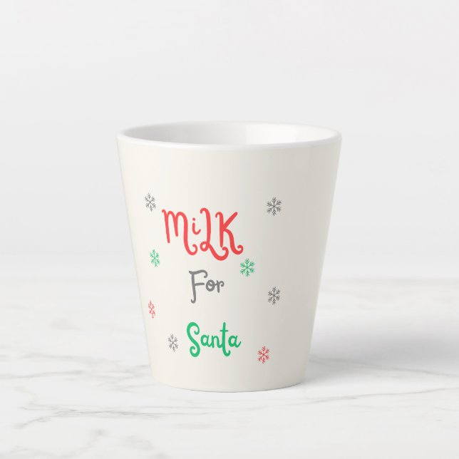 Milch für Santa Milchtasse (Vorderseite)