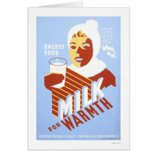 Milch für Wärme-Energie WPA 1941