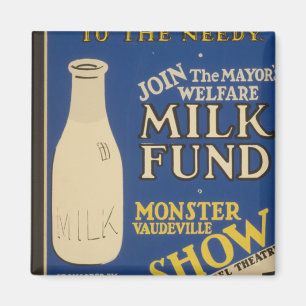 Milch für Wärme Magnet