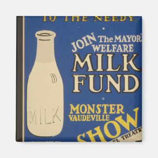 Milch für Wärme Magnet