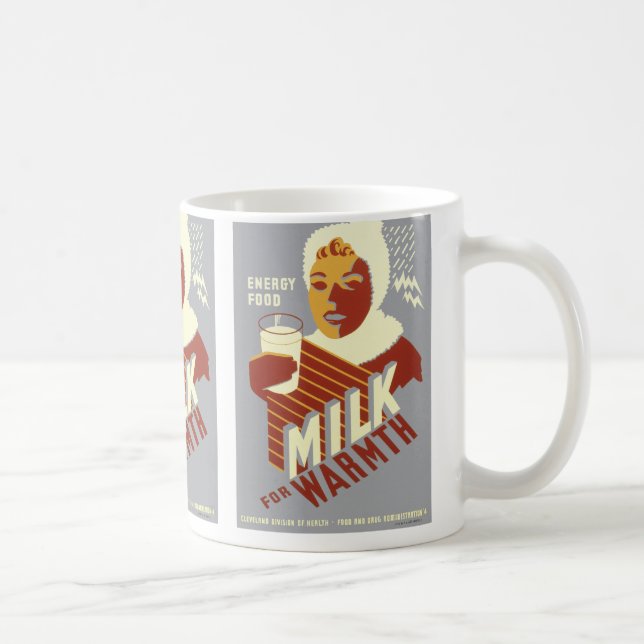 Milch für Wärme Tasse (Rechts)
