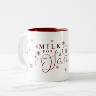 Milch für Weihnachtsfeiertage Tasse
