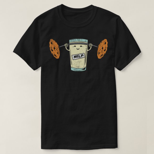 Milch hebt Cookies 1 T-Shirt (Design vorne)
