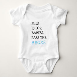 Milch ist für Babys Pass der Brose Baby Outfit Strampler