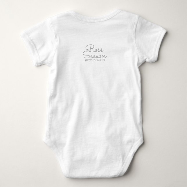 Milch ist für Babys Pass der Brose Baby Outfit Strampler (Rückseite)