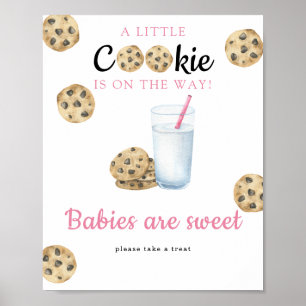 Milch & Kekse Baby Shower Babys sind süß Poster