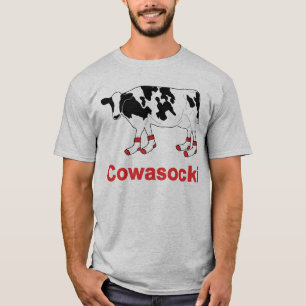 Milch-Kuh in den Socken - Cowasocki Kuh ein Socky T-Shirt