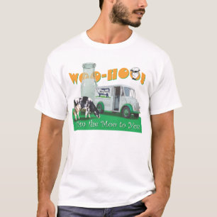 Milch-LKW liefert T-Shirt