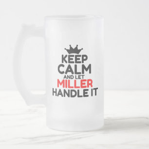 MILCH MATTGLAS BIERGLAS