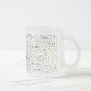 Milch Mattglastasse