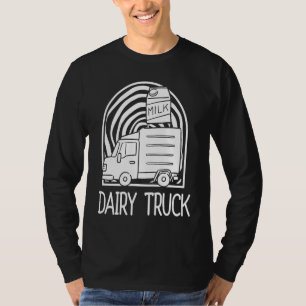 Milch Molkerei Kuh  Bauernhof Bauer Landwirtschaft T-Shirt