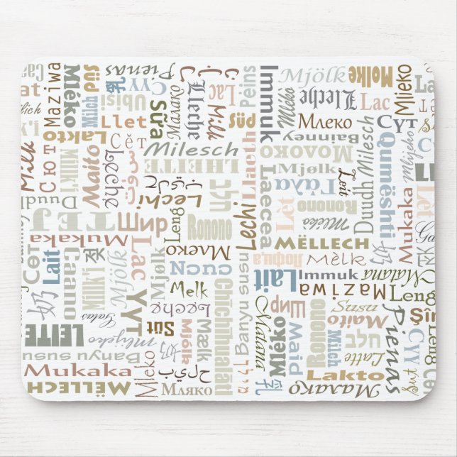 Milch Mousepad (Vorne)