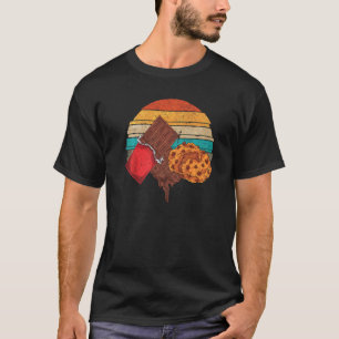 Milch-Schokoladenriegel-Schokoladen-Chip-Kekse Ret T-Shirt