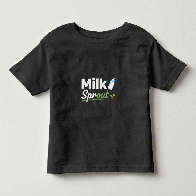 Milch-Spross Kleinkind T-shirt (Vorderseite)