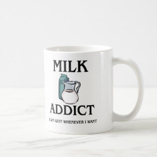 Milch-Süchtiger Tasse