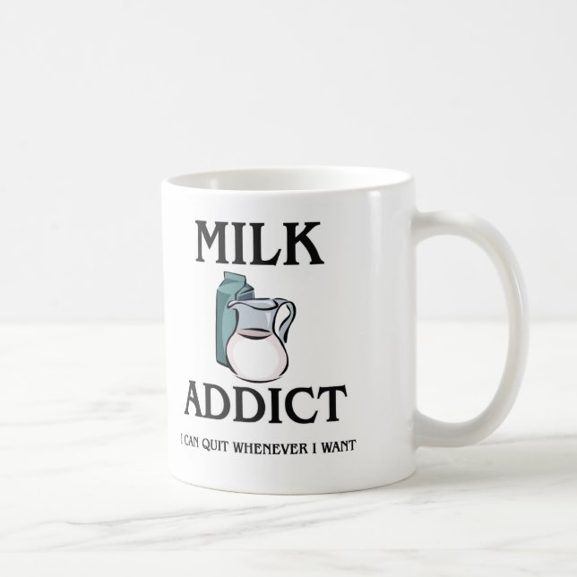 Milch-Süchtiger Tasse (Rechts)