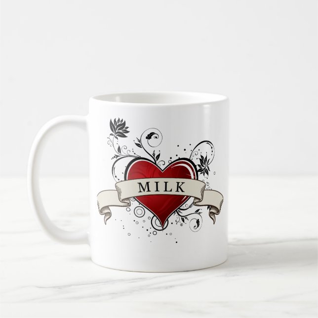 Milch-Tasse Tasse (Links)