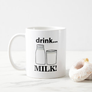 Milch Trinke Milch Kaffeetasse