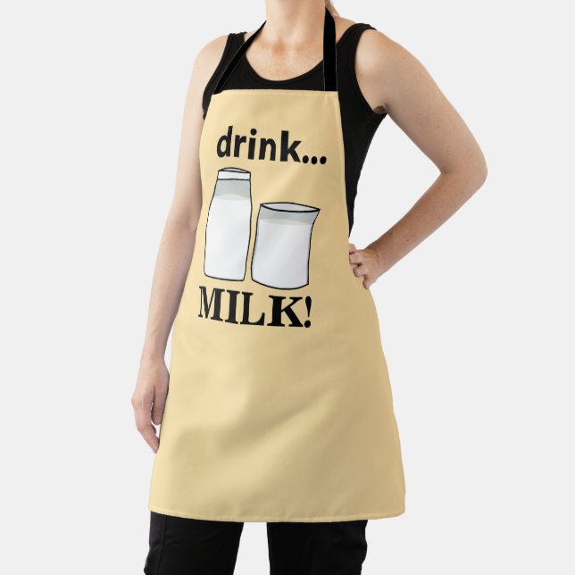 Milch Trinke Milch  Schürze (InSitu)