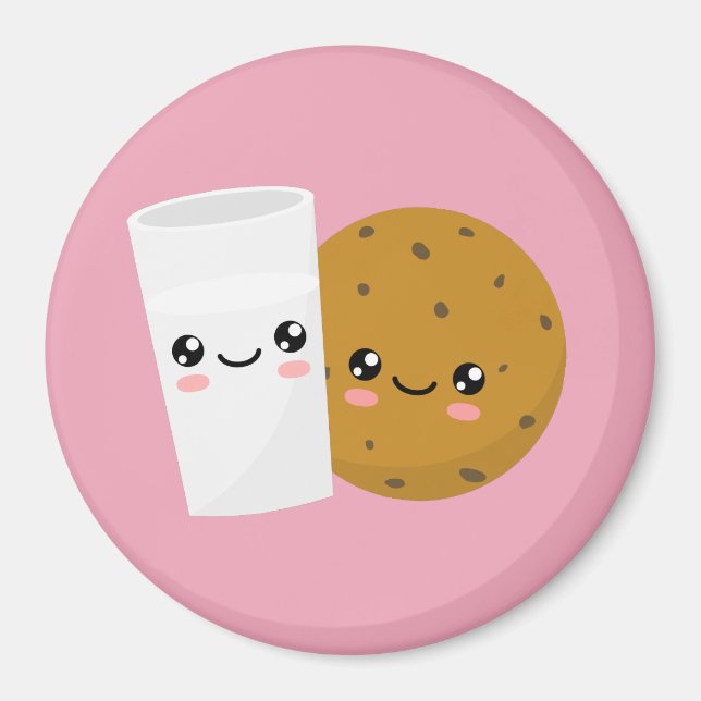 Milch und Cookie Magnet (Vorne)