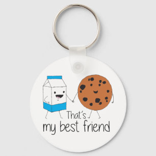 Milch und Cookies BESTE FREUNDIN Freundschaft Schlüsselanhänger