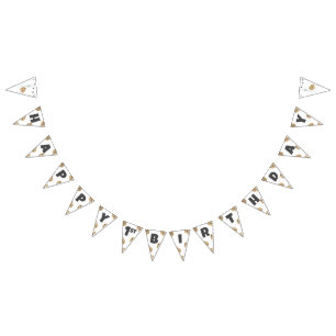 Milch und Cookies Geburtstagsbannerdekor Wimpelkette