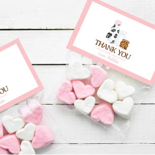 Milch und Cookies Geburtstagsparty favorisiert Lec Visitenkarten