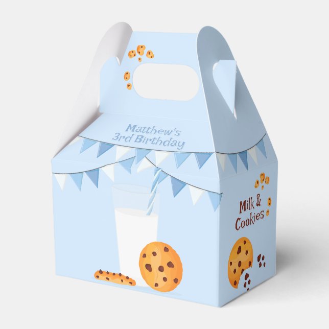 Milch und Cookies Geschenkschachtel (Vorderseite)