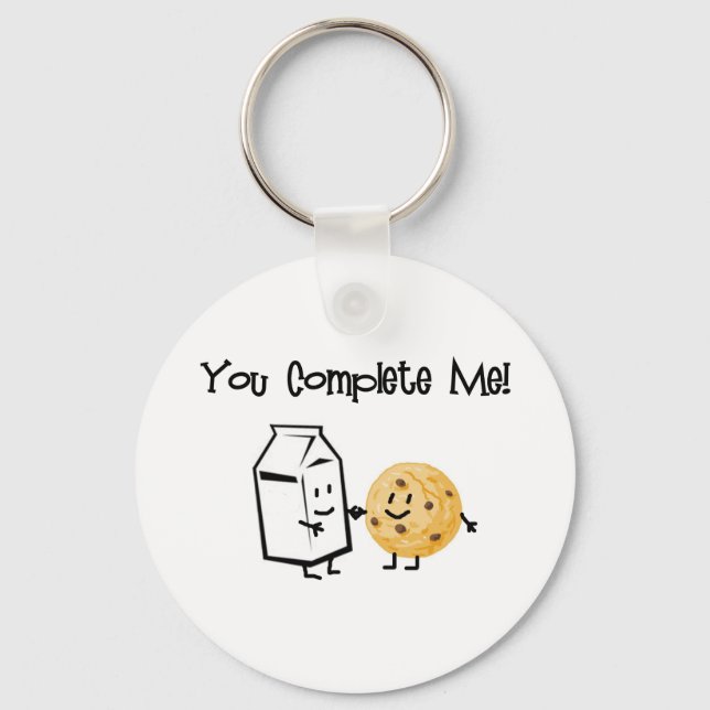 Milch und Cookies Schlüsselanhänger (Vorderseite)