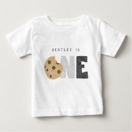 Milch und Cookies zum ersten Geburtstag Baby T-shirt