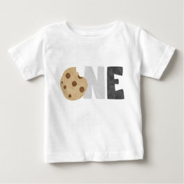 Milch und Cookies zum ersten Geburtstag Baby T-shirt
