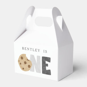 Milch und Cookies zum ersten Geburtstag Geschenkschachtel