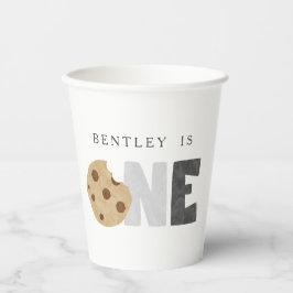 Milch und Cookies zum ersten Geburtstag Pappbecher