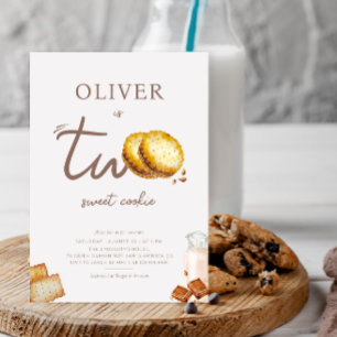 Milch und Cookies: Zwei Geburtstagspartys Einladung