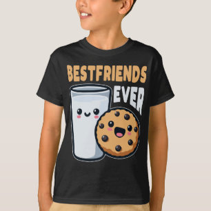Milch und Kekse Bestfreunde sind immer lustig T-Shirt