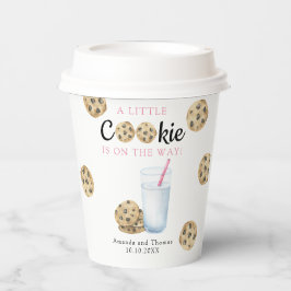 Milch und Kekse Kinderdusche Pappbecher