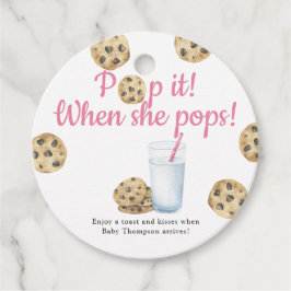 Milch und Kekse Pop! Wenn sie Pop Geschenkanhänger