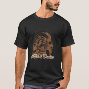 Milch und Kekse Weihnachtsmann Weihnachten Vintage T-Shirt