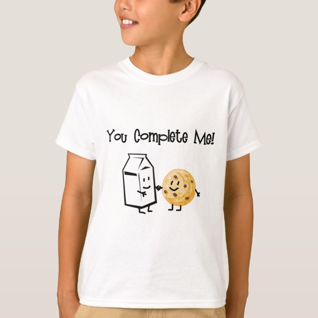 Milch und Plätzchen T-Shirt (Vorderseite)