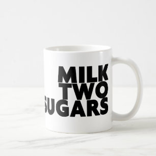 MILCH ZWEI SUGAREN TASSE
