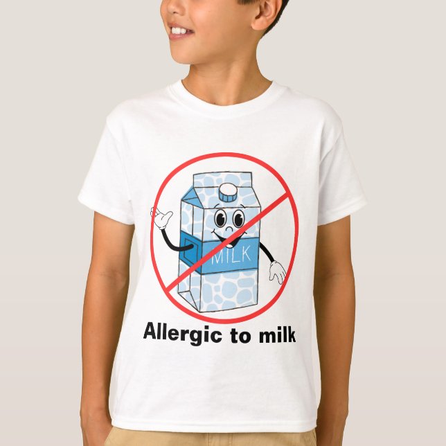 Milchallergie T-Shirt (Vorderseite)