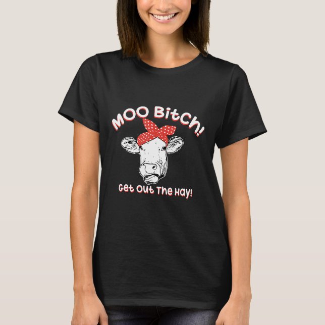 Milchbauer Kuh T-Shirt (Vorderseite)