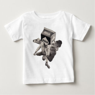 Milchcollage T - Shirt, Säuglinge Baby T-shirt