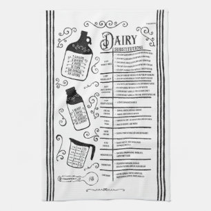 Milchersatz Geschirrtuch