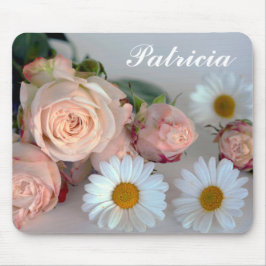 Milcherzeugnisse und Rose Mousepad